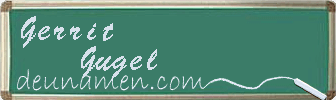 Gerrit Gugel Visitenkarte